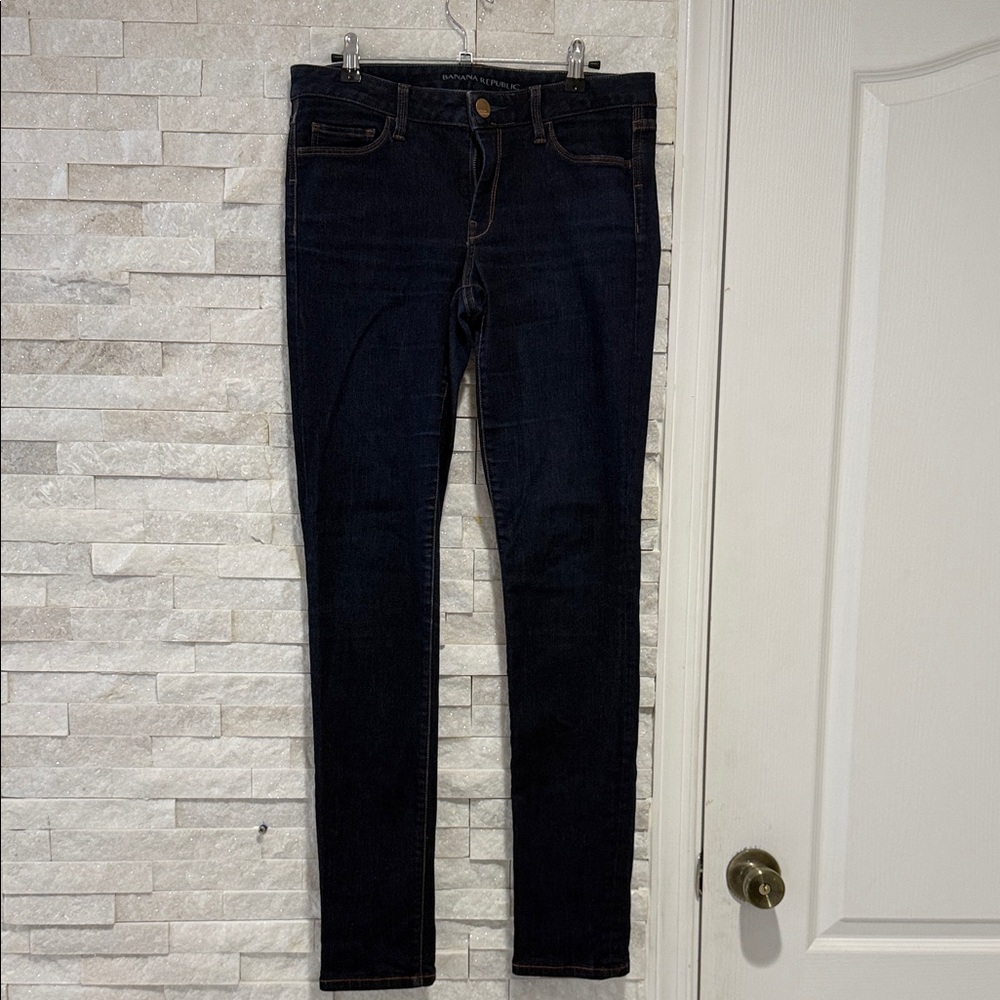 Banana Republic Women's Skinny Jeans - Dark Indigo